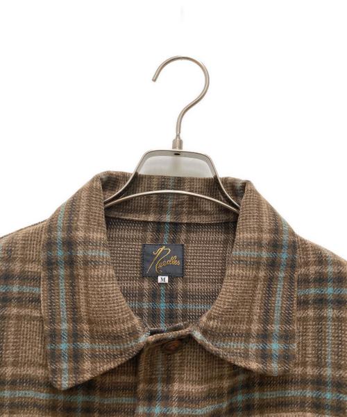 Needles（ニードルズ）Needles (ニードルズ) チェック柄カバーオール ブラウン サイズ:Mの古着・服飾アイテム