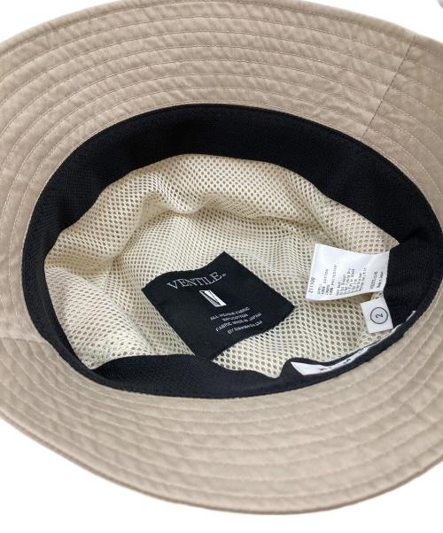 kijima takayuki（キジマタカユキ）KIJIMA TAKAYUKI (キジマタカユキ) コットンギャバジン バケットハット ベージュ サイズ:2の古着・服飾アイテム