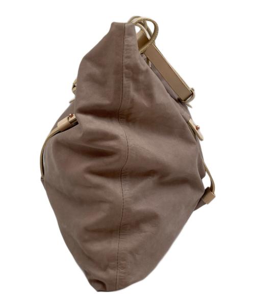 repetto（レペット）repetto (レペット) レザートートバッグ ベージュの古着・服飾アイテム