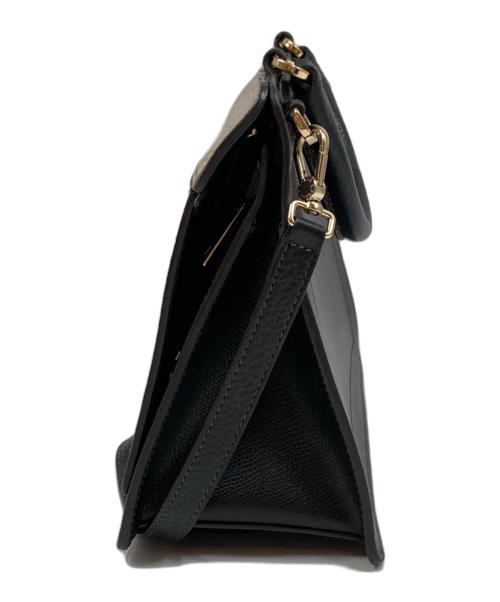 FURLA（フルラ）FURLA (フルラ) レザー2WAYバッグ ブラック×ベージュの古着・服飾アイテム