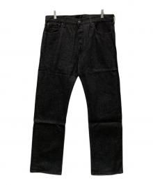 LEVI'S（リーバイス）の古着「ブラック先染めデニムパンツ」｜ブラック