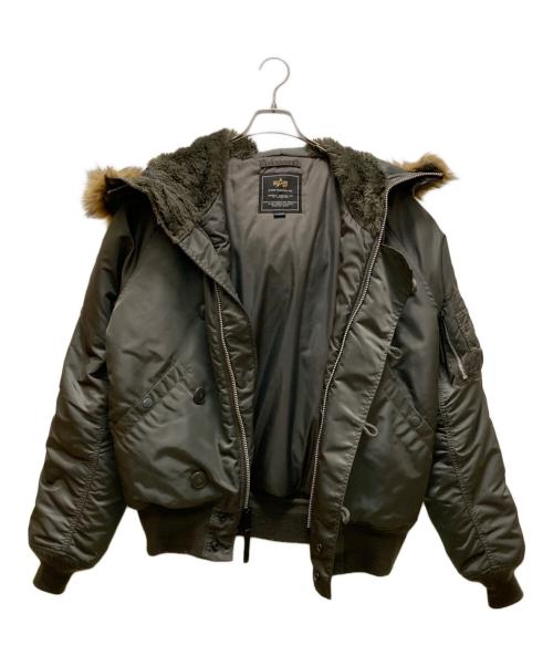 ALPHA（アルファ）ALPHA (アルファ) N-2B フライトジャケット グリーン サイズ:ＸＬの古着・服飾アイテム