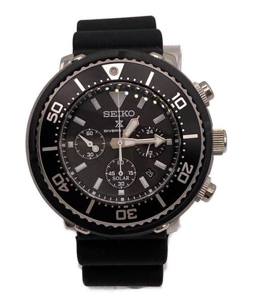 SEIKO（セイコー）SEIKO (セイコー) LOWERCASE (ロウワーケース) コラボダイバーズウォッチ ブラックの古着・服飾アイテム