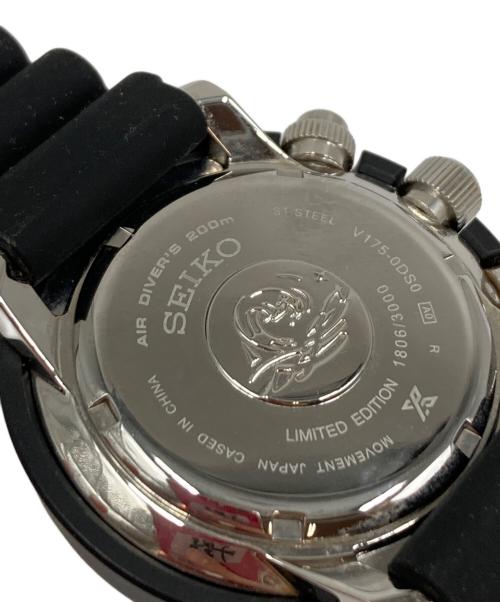 SEIKO（セイコー）SEIKO (セイコー) LOWERCASE (ロウワーケース) コラボダイバーズウォッチ ブラックの古着・服飾アイテム