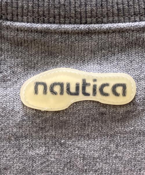 NAUTICA（ノーティカ）NAUTICA (ノーティカ) REEBOK (リーボック) ロゴスウェット グレー サイズ:Ⅼの古着・服飾アイテム
