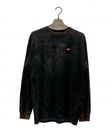 DIESEL（ディーゼル）の古着「ガーメントダイカットソー」｜ブラック