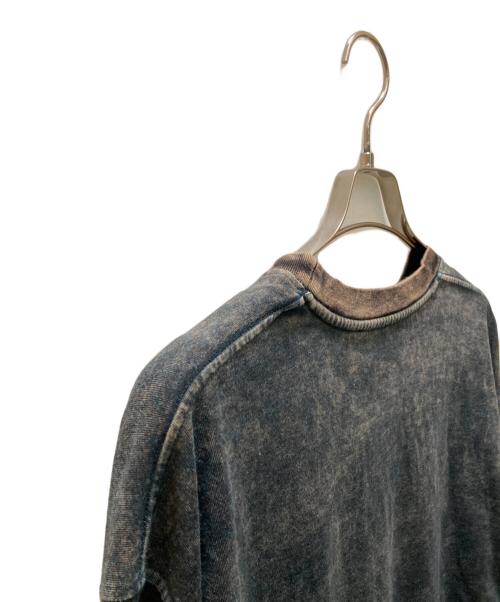 DIESEL（ディーゼル）DIESEL (ディーゼル) ガーメントダイカットソー ブラック サイズ:M 未使用品の古着・服飾アイテム