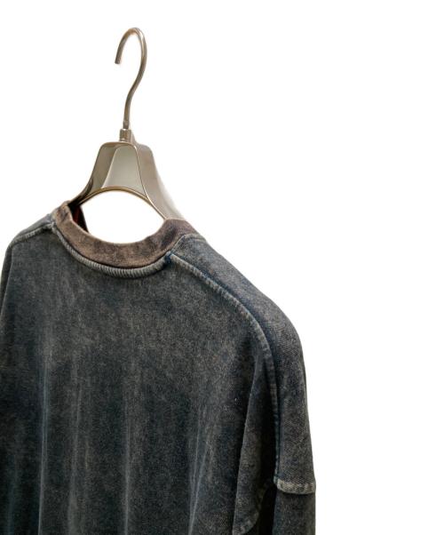 DIESEL（ディーゼル）DIESEL (ディーゼル) ガーメントダイカットソー ブラック サイズ:M 未使用品の古着・服飾アイテム