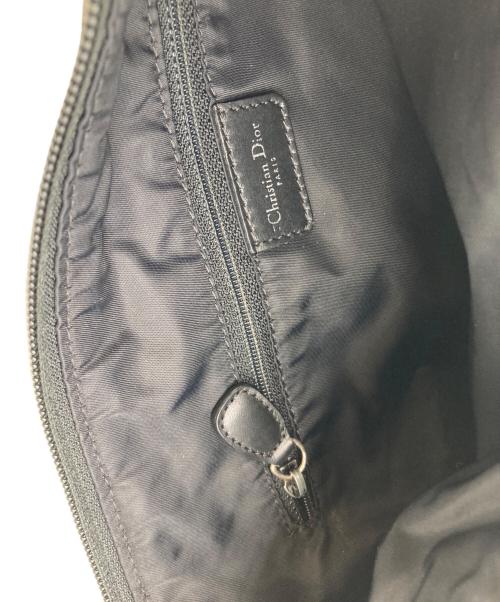 Christian Dior（クリスチャン ディオール）Christian Dior (クリスチャン ディオール) トロッター ショルダーバッグ グレー×ブラックの古着・服飾アイテム