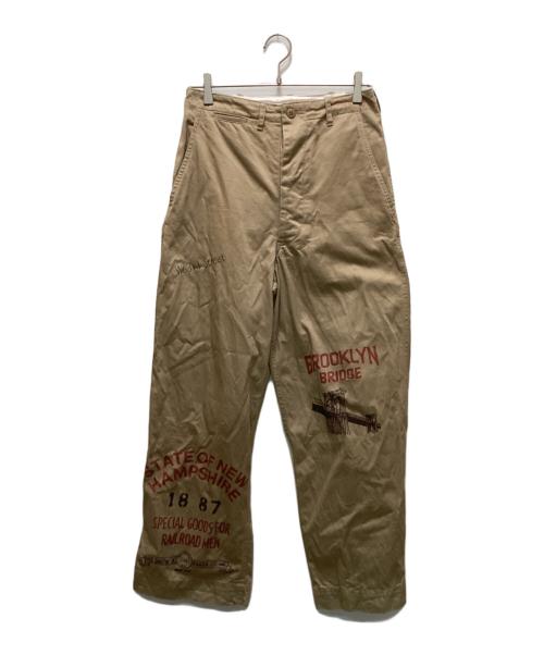 WHITEFIELD（ホワイトフィールド）WHITEFIELD (ホワイトフィールド) SHIPS (シップス) 別注 50th ANNIV チノパンツ ベージュ サイズ:38の古着・服飾アイテム