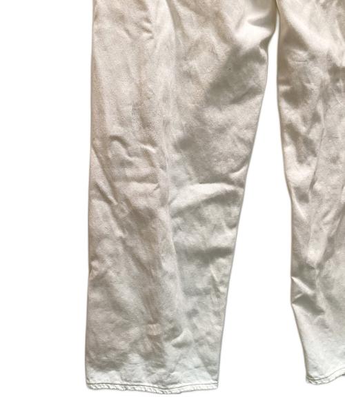 JOHNBULL（ジョンブル）Johnbull (ジョンブル) 11オンスデニム ハードワーカー デッキパンツ ホワイト サイズ:Mの古着・服飾アイテム