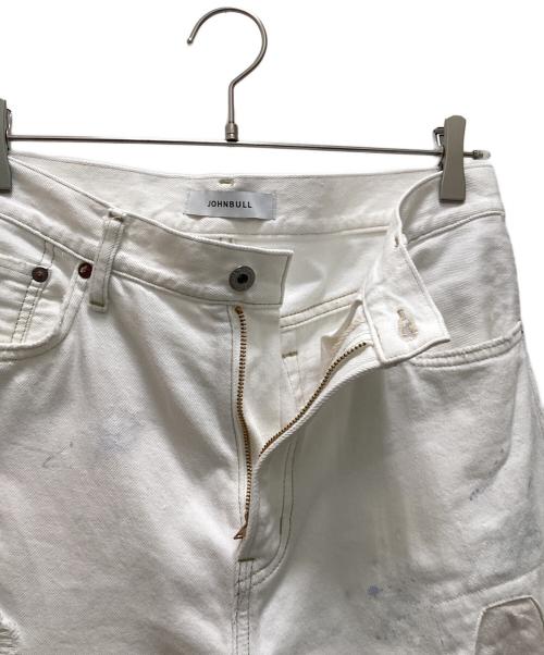 JOHNBULL（ジョンブル）Johnbull (ジョンブル) 11オンスデニム ハードワーカー デッキパンツ ホワイト サイズ:Mの古着・服飾アイテム