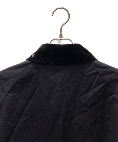 Barbour（バブアー）Barbour (バブアー) JOURNAL STANDARD (ジャーナルスタンダード) コラボ マルチカラー バーレー ステンカラーコート ブラック×ネイビー サイズ:34の古着・服飾アイテム