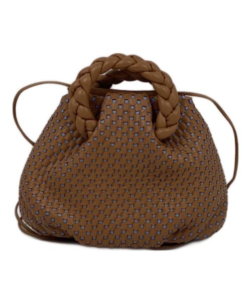 HEREU（ヘリュー）HEREU (ヘリュー) WBBOWO ショルダーバッグ ブラウン×ブルーの古着・服飾アイテム