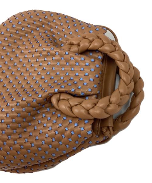 HEREU（ヘリュー）HEREU (ヘリュー) WBBOWO ショルダーバッグ ブラウン×ブルーの古着・服飾アイテム