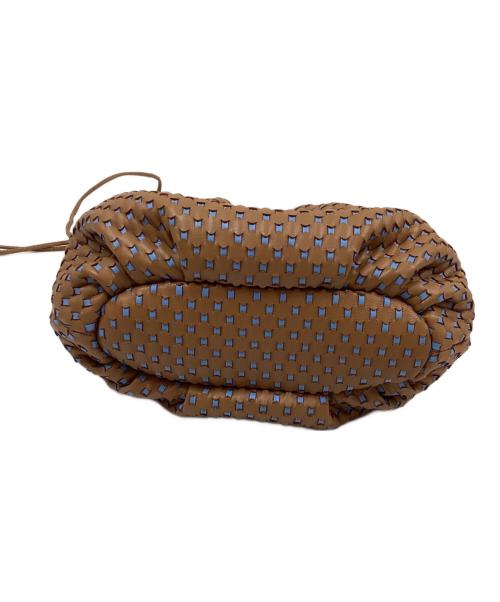 HEREU（ヘリュー）HEREU (ヘリュー) WBBOWO ショルダーバッグ ブラウン×ブルーの古着・服飾アイテム