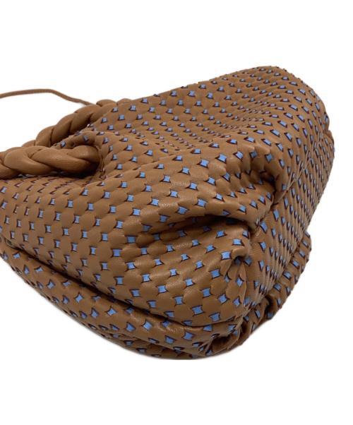 HEREU（ヘリュー）HEREU (ヘリュー) WBBOWO ショルダーバッグ ブラウン×ブルーの古着・服飾アイテム