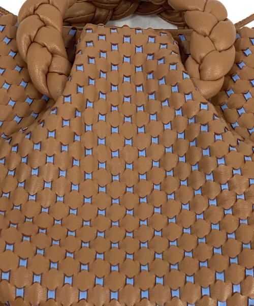 HEREU（ヘリュー）HEREU (ヘリュー) WBBOWO ショルダーバッグ ブラウン×ブルーの古着・服飾アイテム