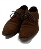 LOAKE 1880ローク）の古着「スウェードプレーントゥシューズ」｜ブラウン