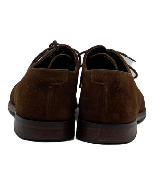 LOAKE 1880（ローク）LOAKE 1880 (ローク) スウェードプレーントゥシューズ ブラウン サイズ:8の古着・服飾アイテム