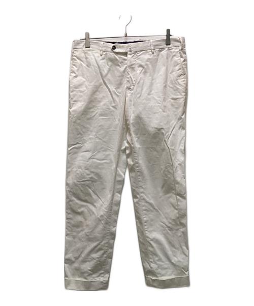 PT TORINO（ピーティートリノ）PT TORINO (ピーティートリノ) コットンスラックス ホワイト サイズ:50の古着・服飾アイテム