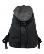ATTITUアティテュ）の古着「CORDURA®×レザー コンビソフトバックパック」｜ブラック
