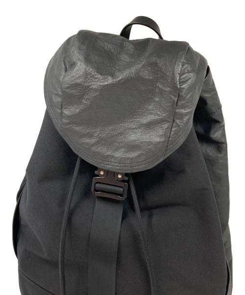 ATTITU（アティテュ）ATTITU (アティテュ) CORDURA®×レザー コンビソフトバックパック ブラックの古着・服飾アイテム
