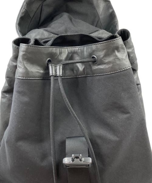 ATTITU（アティテュ）ATTITU (アティテュ) CORDURA®×レザー コンビソフトバックパック ブラックの古着・服飾アイテム