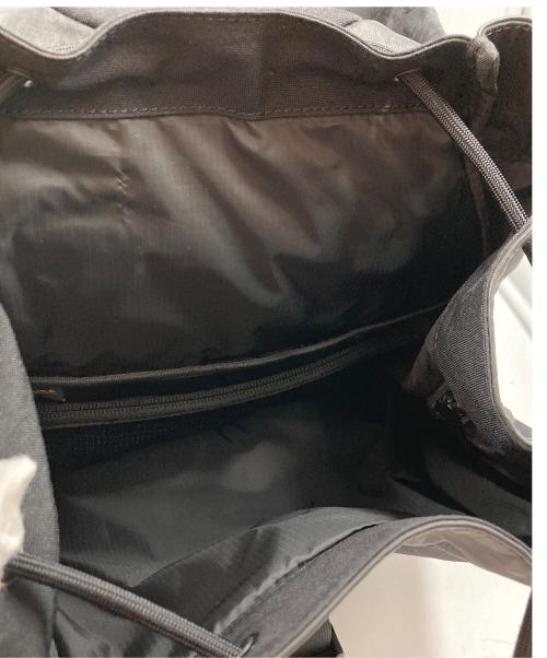 ATTITU（アティテュ）ATTITU (アティテュ) CORDURA®×レザー コンビソフトバックパック ブラックの古着・服飾アイテム