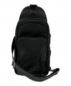 cocomeisterココマイスター）の古着「レザー ボディ バッグ」｜ブラック