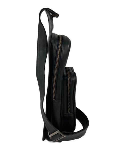 cocomeister（ココマイスター）COCOMEISTER (ココマイスター) レザー ボディ バッグ ブラックの古着・服飾アイテム