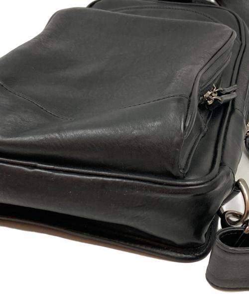 cocomeister（ココマイスター）COCOMEISTER (ココマイスター) レザー ボディ バッグ ブラックの古着・服飾アイテム