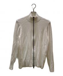 theory（セオリー）の古着「ダブルジップ ドライバーズニット」｜ホワイト