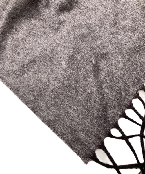 dunhill（ダンヒル）dunhill (ダンヒル) カシミア シルクマフラー グレーの古着・服飾アイテム