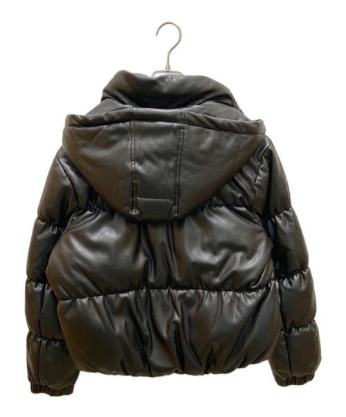 MICHAEL KORS（マイケルコース）MICHAEL KORS (マイケルコース) フェイクレザー中綿ジャケット ブラック サイズ:Mの古着・服飾アイテム