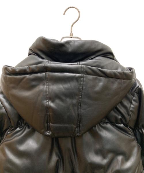 MICHAEL KORS（マイケルコース）MICHAEL KORS (マイケルコース) フェイクレザー中綿ジャケット ブラック サイズ:Mの古着・服飾アイテム
