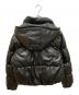 MICHAEL KORS (マイケルコース) フェイクレザー中綿ジャケット ブラック サイズ:M：12000円