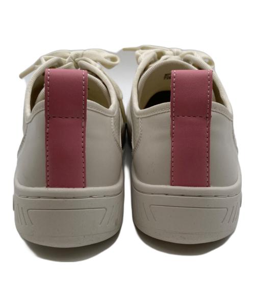 MICHAEL KORS（マイケル・コース）MICHAEL KORS (マイケル・コース) ローカットスニーカー ホワイト×ピンク サイズ:7.5Mの古着・服飾アイテム