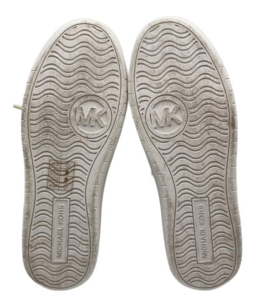 MICHAEL KORS（マイケル・コース）MICHAEL KORS (マイケル・コース) ローカットスニーカー ホワイト×ピンク サイズ:7.5Mの古着・服飾アイテム