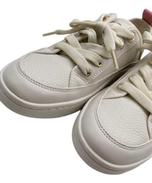 MICHAEL KORS（マイケル・コース）MICHAEL KORS (マイケル・コース) ローカットスニーカー ホワイト×ピンク サイズ:7.5Mの古着・服飾アイテム