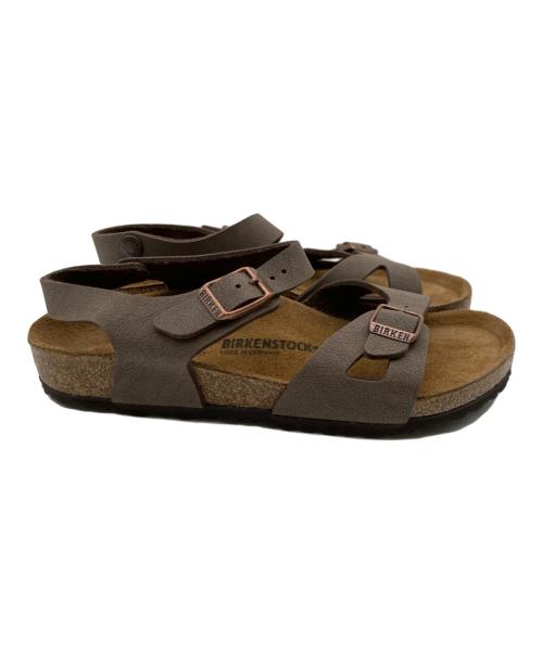 BIRKENSTOCK（ビルケンシュトック）BIRKENSTOCK (ビルケンシュトック) リオストラップサンダル ブラウン サイズ:22cmの古着・服飾アイテム