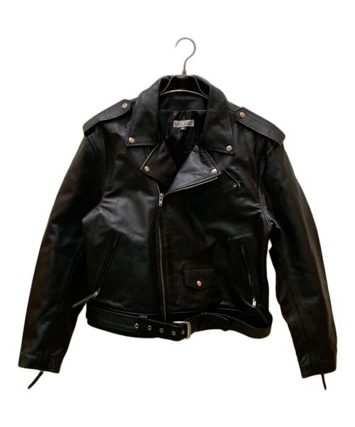 MOLAWZ（モローズ）MOLAWZ (モローズ) 水牛革 ダブルライダースジャケット ブラック サイズ:５Ⅼの古着・服飾アイテム