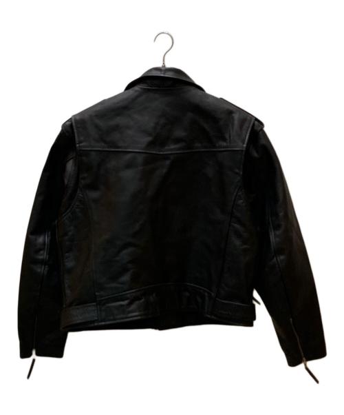 MOLAWZ（モローズ）MOLAWZ (モローズ) 水牛革 ダブルライダースジャケット ブラック サイズ:５Ⅼの古着・服飾アイテム