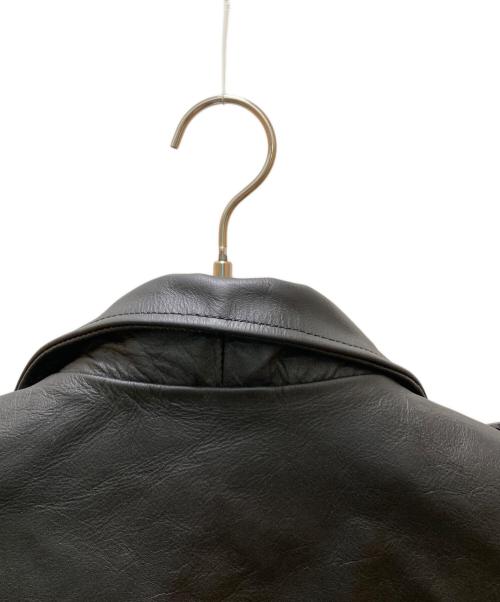 MOLAWZ（モローズ）MOLAWZ (モローズ) 水牛革 ダブルライダースジャケット ブラック サイズ:５Ⅼの古着・服飾アイテム