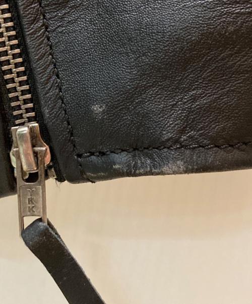 MOLAWZ（モローズ）MOLAWZ (モローズ) 水牛革 ダブルライダースジャケット ブラック サイズ:５Ⅼの古着・服飾アイテム