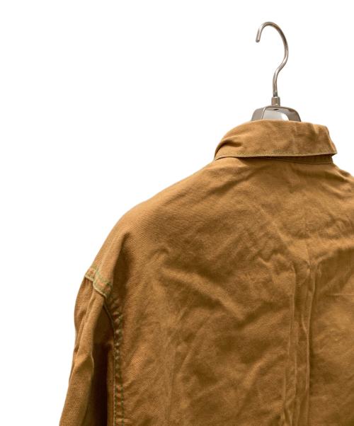 Pointer（ポインター）POINTER (ポインター) ヴィンテージダックカバーオール ブラウン サイズ:48の古着・服飾アイテム