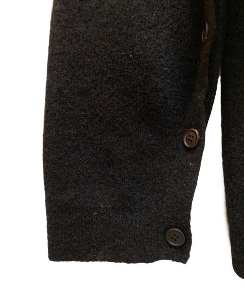 Dulcamara（ドゥルカマラ）Dulcamara (ドゥルカマラ) スタンドカラーニットカーディガン ブラック サイズ:１の古着・服飾アイテム