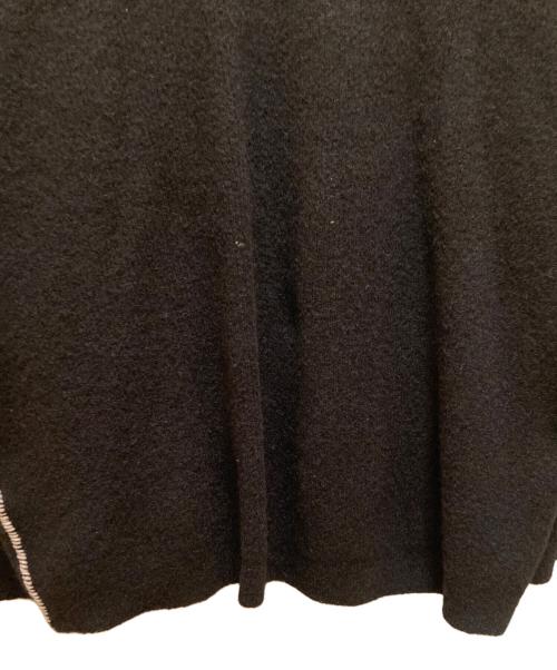 Dulcamara（ドゥルカマラ）Dulcamara (ドゥルカマラ) スタンドカラーニットカーディガン ブラック サイズ:１の古着・服飾アイテム