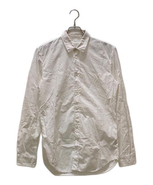 Maison Margiela（メゾンマルジェラ）Maison Margiela (メゾンマルジェラ) レギュラーカラーシャツ ホワイト サイズ:46の古着・服飾アイテム