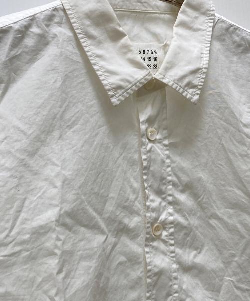Maison Margiela（メゾンマルジェラ）Maison Margiela (メゾンマルジェラ) レギュラーカラーシャツ ホワイト サイズ:46の古着・服飾アイテム